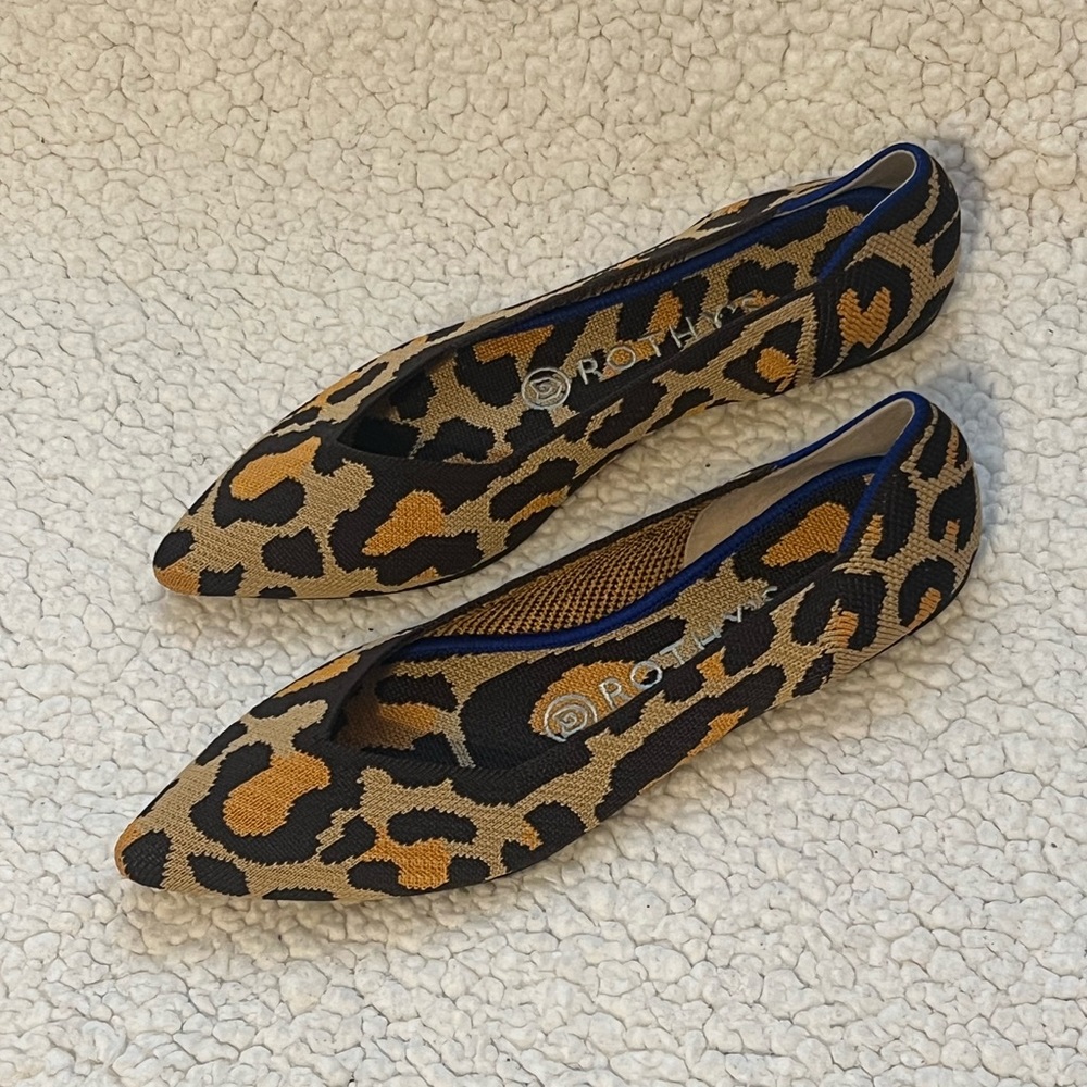 Rothy’s the Point Women’s Flats Dessert Cat - Picture 1 of 9